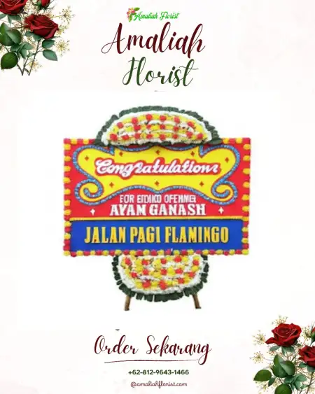 Sewa Papan Bunga Anjun